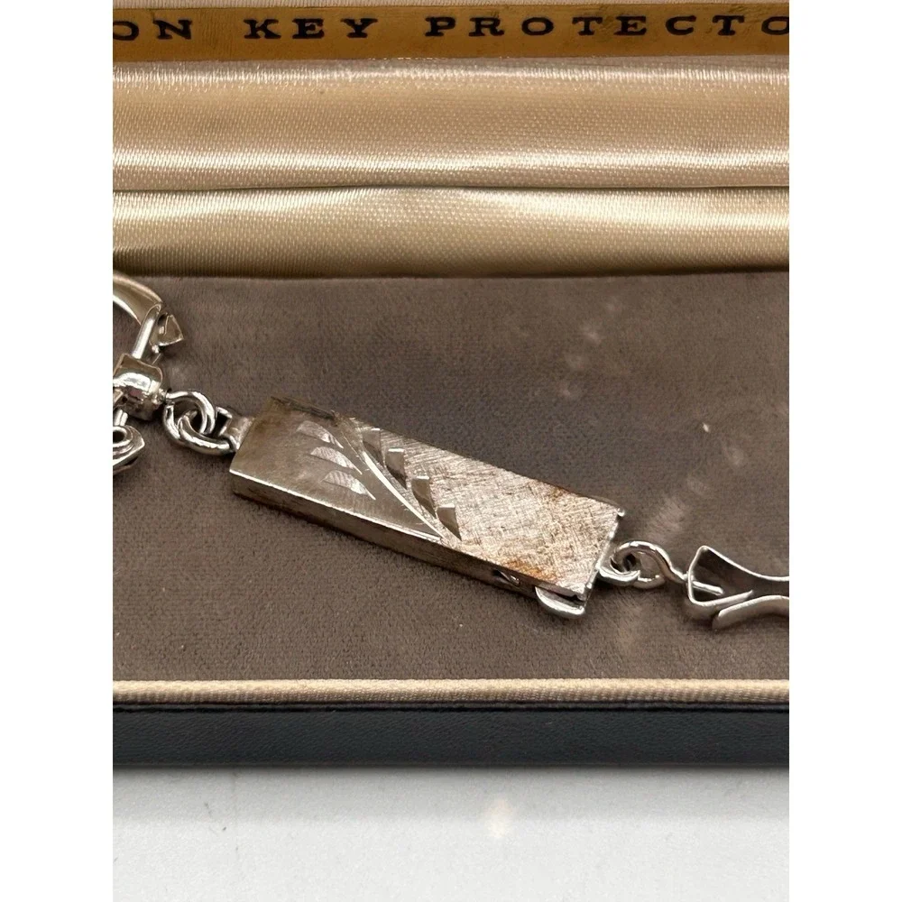 Vintage Sterling Anson Key Protector Pragers Jewelry Keyport, NJ